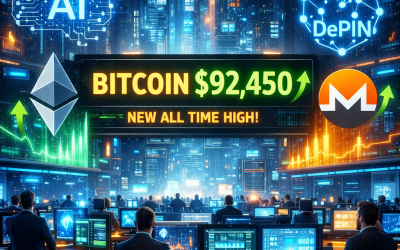 Crypto Markets Hold Steady: Bitcoin Above $92K, Monero Soars, Altcoins to Watch This Week