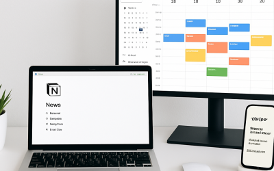 How to Automate Your Daily Workflow with Notion, Zapier, and Google Calendar