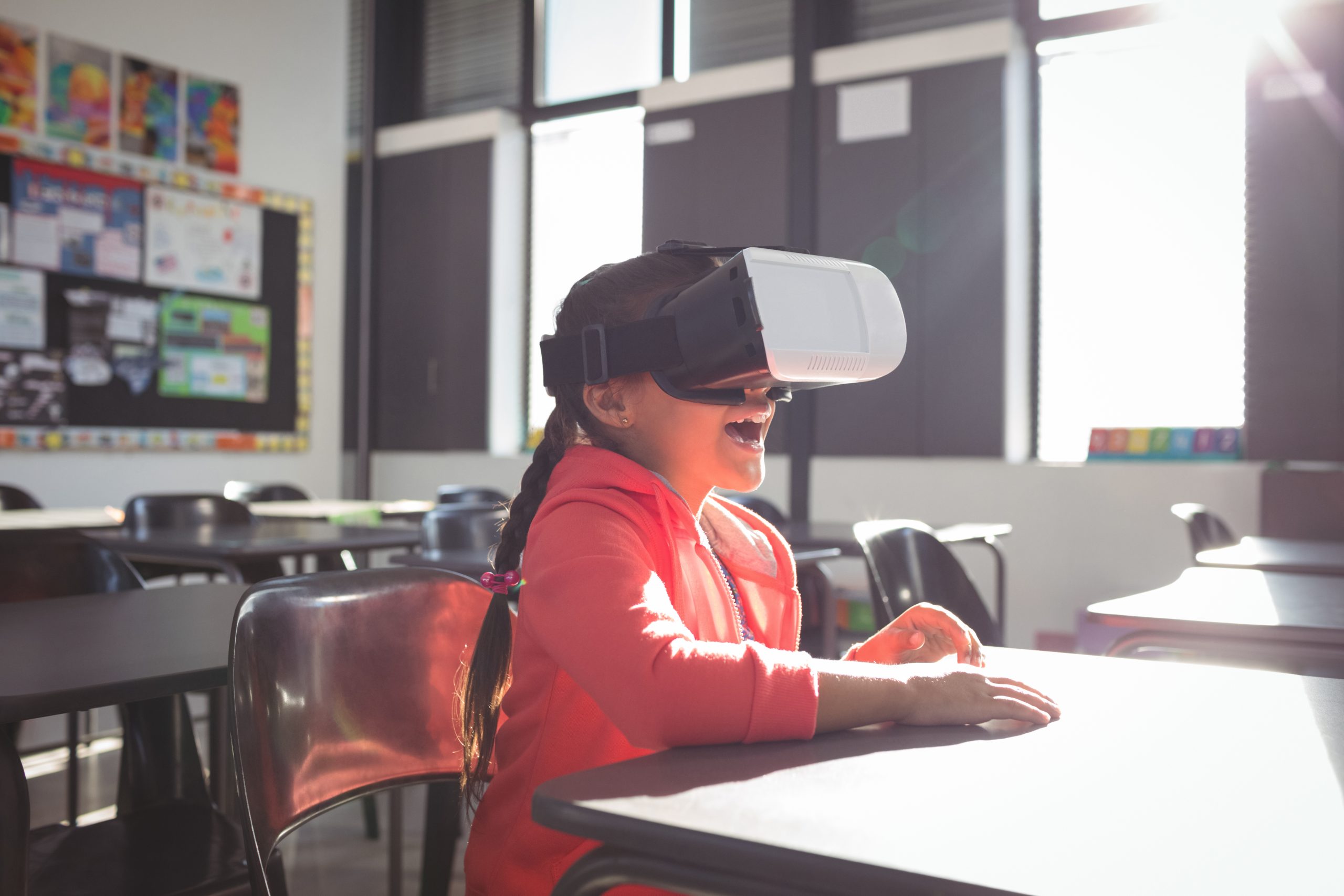 Teaching via virtual reality is the way to go.